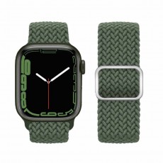 Watchband Hoco WA05 Jane Eyre 38/40/41mm Nylon for Apple Watch 1/2/3/4/5/6/7/8/SE Dark Olive Green