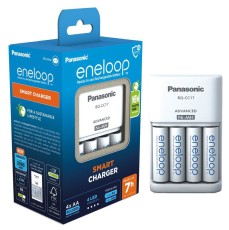 Battery Charger Panasonic Eneloop BQ-CC17 for AA/AAA with 4 AA batteries 2000mAh