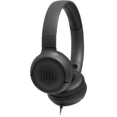 Stereo Headphone On-ear JBL Tune 500 3.5mm Pure Bass Sound with Mic JBLT500BLK Black