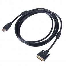 Data Cable HDMI 1.4 Akyga AK-AV-13 HDMI 1.4/M-DVIM 24+1 Black 3m