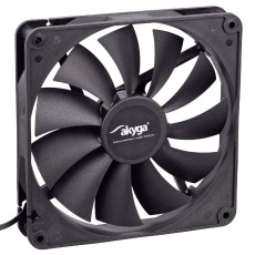 Case Fan Akyga AW-14A-BK 140mm Molex + 3pin Black