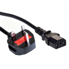 PC Power Cable British CU BS 1363 (Typ G) / IEC C13 UK 1.5m