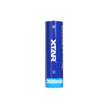 Rechargable Ιndustrial Τype Βattery Xtar 18650 Li-ion 3.7V 3600mAh 10A Protected