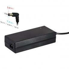 Notebook power supply Akyga AK-ND-46 18.5V / 6.5A 120W 7.4x5.0mm + pin HP 1.2m