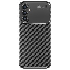 Case Ancus AutoFocus Carbon Fiber για Samsung SM-A346 Galaxy A34 5G Black