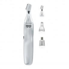 Battery Trimmer Wahl Trimmer 3 in 1 for Nose, Ear and Brow 5545-2416 with 2 heads Silver