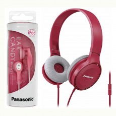  Headphone Panasonic RP-HF100ME-P 3.5mm with Mic Pink+ Hands Free Panasonic RP-HV21E-P 3.5mm Pink With Clip No Mic