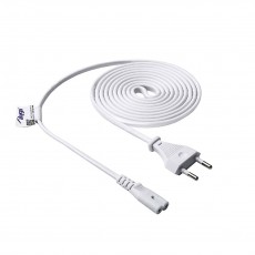 Power Cable for Notebook Akyga AK-RD-06A Eight CCA CEE 7/16 / IEC C7 White1.5m