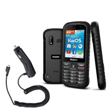 Energizer Hard Case H280S 4G Dual Sim 512MB/4GB 2.8" KaiOS IP68 Black + Car Charger Samsung Micro USB