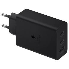 Travel Charger Samsung T6530NBE Trio 2 x USB-C + USB PD3.0 65W 3A