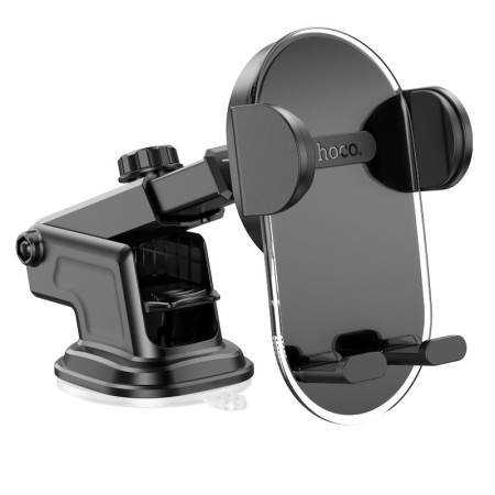 Car Mount Hoco H3 Shiny with Extension Arm Black 4.5"-7"