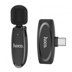 Microphone Wireless Hoco L15 Crystal Lavalier USB-C 2.4Ghz HD 15m 6h