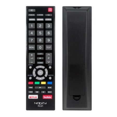 Remote Control Noozy RC21 for Toshiba TV Ready to Use Without Set Up