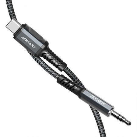 Data Cable Acefast C1-08 USB-C to 3.5mm Male Braided 1.2 Grey