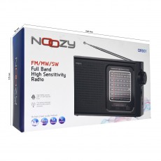 Portable FM Radio Noozy DRB01 FM/MW/SW with Power Supply and Battery