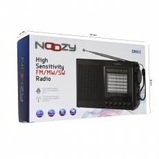 Portable FM Radio  Noozy DRB02 FM/MW/SW with 3,5mm and  microSD / USB Ports