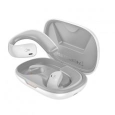 Wireless Hands Free Hoco EQ4 Graceful TWS V5.3 with Control Button Siri Compatible and 12h Talk Time White