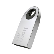 Flash Drive Mini Car Music Hoco UD9 Insightful 128GB USB 2.0 Mini Size Silver