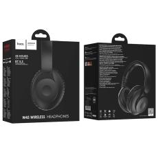 Wireless Stereo Headphone Hoco W45 Enjoy V5.3 400mAh  AUX port Black