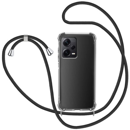 Case Ancus Crossbody for Xiaomi Redmi Note 12 Pro+ with Black Black