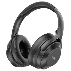 Wireless Stereo Headphone Hoco W37 Sound V5.3 500mAh AUX port Active Noise Cancellation Black
