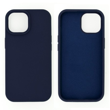 Case Ancus Silicon Liquid for Apple iPhone 15 Blue Black