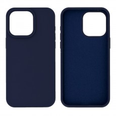 Case Ancus Silicon Liquid for Apple iPhone 15 Pro Max Dark Blue