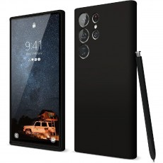 Case Ancus Silicon Liquid for Samsung SM-S918B Galaxy S23 Ultra 5G Black