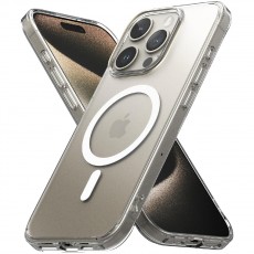 Case TPU Ancus Magnetic Ring για Apple iPhone 15 Pro Transparent