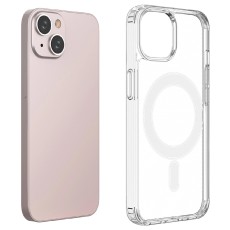 Case TPU Ancus Magnetic Ring for Apple iPhone 14 Transparent