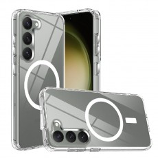 Case TPU Ancus Magnetic Ring για Samsung SM-S911B Galaxy S23 5G Transparent
