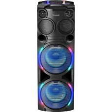 Panasonic Speaker for Karaoke Bluetooth Megasound Party TMAX50 2000W USB 3.5mm CD FM with Airquake Bass 2xWoofers 20cm and LED