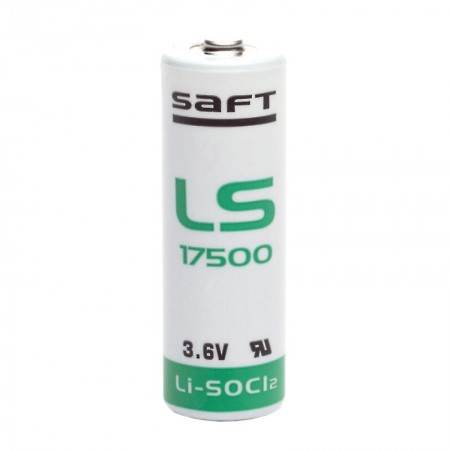 Βattery Saft LS17500 Li-SOCl2 2500mAh 3.6V AA