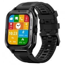 Smartwatch Maxcom FW67 Titan Pro IP69K 380mAh with 1.85” IPS Gorilla Glass 22mm Silicon Band Graphite