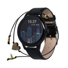 Smartwatch Maxcom FW48 Vanad Satin IP67 2000mAh 1.32” AMOLED Ecoleather Band Black