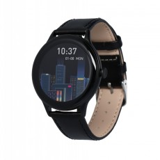 Smartwatch Maxcom FW48 Vanad Satin IP67 2000mAh 1.32” AMOLED Ecoleather Band Black