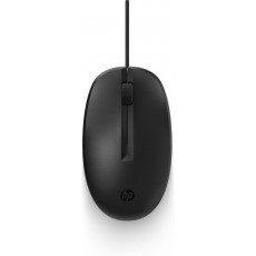  Wired Mouse HP125 3-Button 1200 DPI Plug&Play Black (11,2 x 6,3 x 3,6 cm)