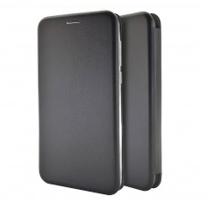 Book Case Ancus Magnetic Curve for Apple iPhone 15 Pro Max TPU Black