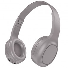 Wireless Stereo Headphone Hoco W46 Charm V5.3 200mAh AUX port Brown
