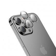 Camera Frame Film Hoco 3D Metal V13 for Apple iPhone 15 Pro / iPhone 15 Pro Max Space Grey