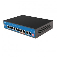 Ethernet Switch Ewind EW-S1610CF-AP 8x10/100Mbps + 2x100Mbps  RJ45 PoE