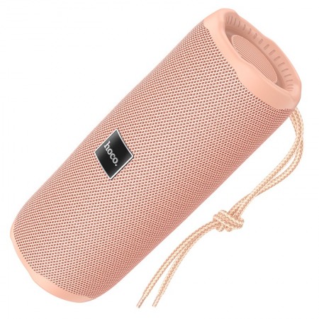 Wireless Speaker Hoco HC16 Vocal Sports BT 5.3 1200mAh 2x5W with USB Micro SD 3.5mm FM and LED Pink