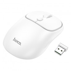 Wireless Mouse Hoco GM25 Royal Dual Mode 1600dpi 2.4GHz 4 Buttons Space White