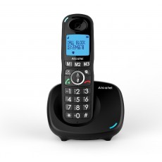 Dect/Gap Alcatel XL535 for Seniors with Speaker Call Block Button and LED Display Black