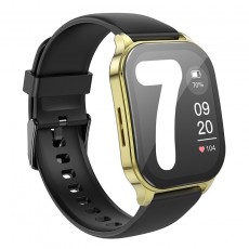 Smartwatch Hoco Y19 IP68 AMOLED Screen 1.96" 300mAh V5.2 with Call Function Bright Gold