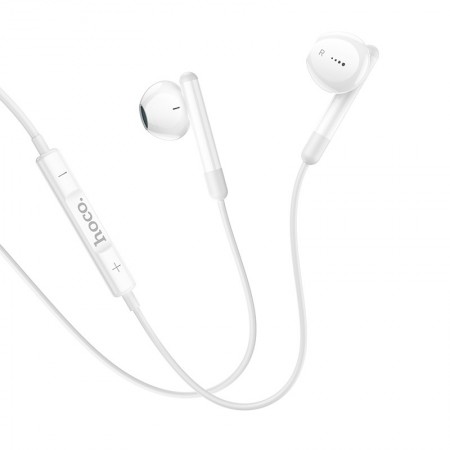 Hands Free Hoco M93 Earphones Stereo USB-C Compatible with All USB-C Devices White 1.2m