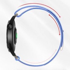 Watchband Hoco WH04 Belle Series Nylon for Samsung Huawei Xiaomi Vivo OPPO etc 20mm Universal Blue-Grey