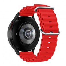 Watchband Hoco WH01 Flexible Series for Samsung Huawei Xiaomi Vivo OPPO etc 20mm Universal Red Silicon Band