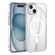 Case Hoco Magnetic Series Airbag Anti-Fall Protective for Apple iPhone 15 Transparent