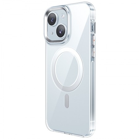 Case  Hoco Premium Series Transparent Magnetic Mag-charge for Apple iPhone 15 Plus Transparent